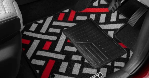 Buy Kia Sonet Carpet Mat Geometric Pattern Car Accessories